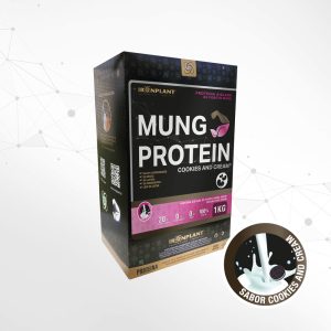 Proteína de Poroto Mung - Sabor Cookies and Cream